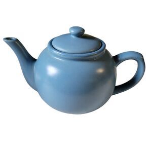 Vintage Blue Ceramic Teapot By Design PAC Inc